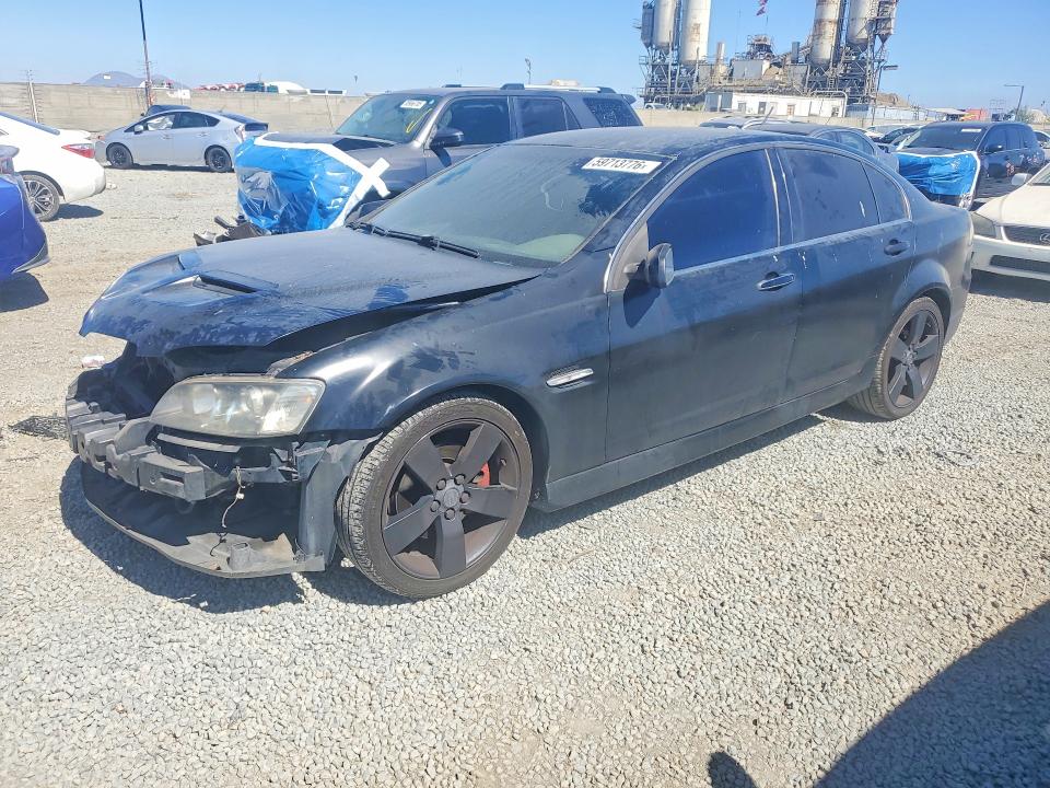 2008 Pontiac G8 VIN 6G2EC57Y48L127079 COPART salvage auction — FRONT END, Ca - Salvage Certificate, sold $3,750 on 2026-07-17 (photo 1)