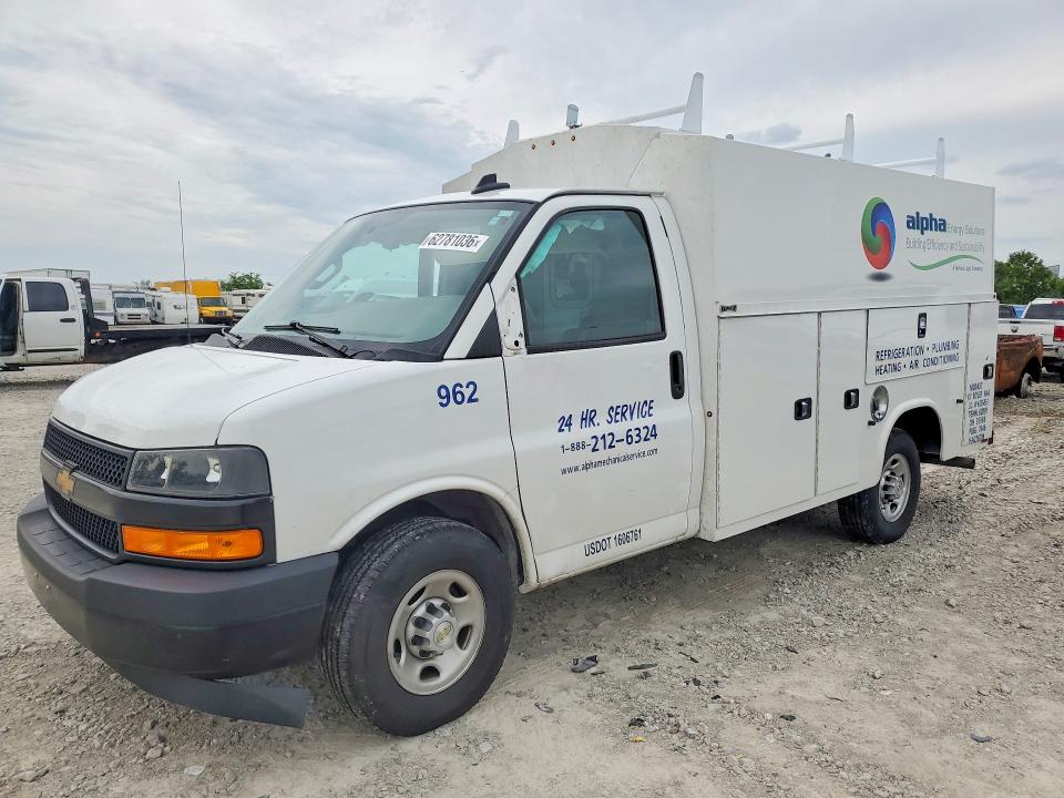 2024 Chevrolet Express VIN 1GB0GRF78R1218381 — COPART salvage auction photo