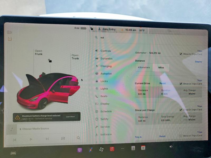 2021 Tesla Model 3 VIN 5YJ3E1EB0MF995725 COPART salvage auction — MINOR DENT/SCRATCHES, UT - CERTIFICATE OF TITLE, sold $9,900 on 2026-07-29 (photo 9)