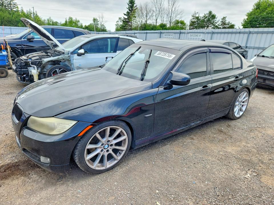 2009 BMW 3 series VIN WBAPG73599A401013 COPART salvage auction — SIDE, ON - PERMIT IRREPAIRABLE, sold $400 on 2026-07-28 (photo 1)