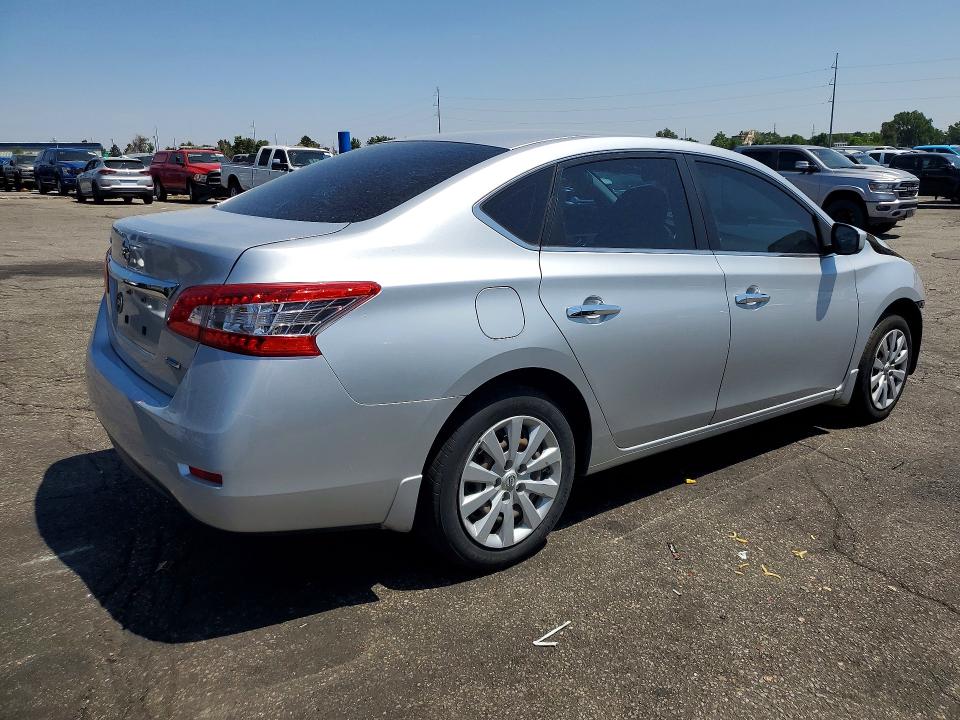 2014 Nissan Sentra VIN 3N1AB7AP3EY337359 COPART salvage auction — FRONT END, Co - Public - Salvage Title, sold $275 on 2026-07-28 (photo 3)