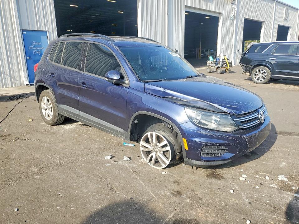 2016 Volkswagen Tiguan VIN WVGAV7AX1GW539109 COPART salvage auction — FRONT END, Fl - Cert Of Title Slvg Rebuildable, sold $1,000 on 2026-07-22 (photo 4)