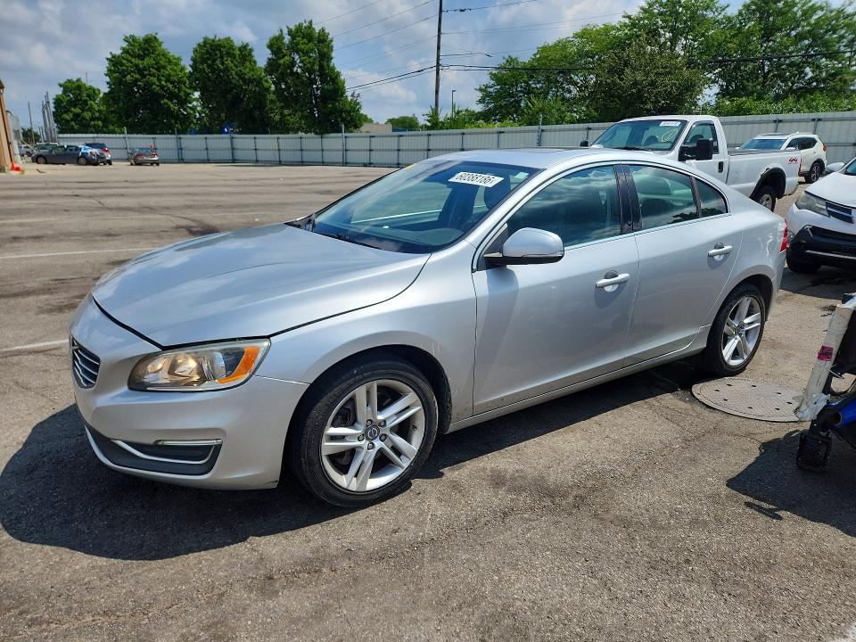 2015 Volvo S60 VIN YV1612TB7F2306409 COPART salvage auction — FRONT END, Oh - Cert Of Title-Salvage, sold $400 on 2026-07-24 (photo 1)