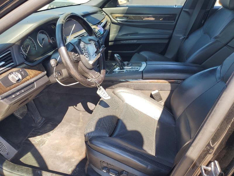 2012 BMW 7er VIN WBAKC8C51CC437396 COPART salvage auction — FRONT END, Sc - Certificate Of Title, sold $1,200 on 2026-07-27 (photo 7)
