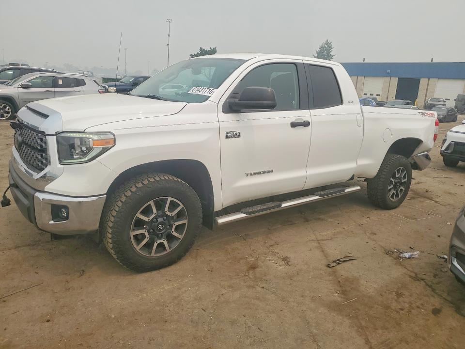 2018 Toyota Tundra VIN 5TFUW5F11JX732241 COPART salvage auction — REAR END, MI - CERTIFICATE OF TITLE, sold $2,100 on 2026-07-21 (photo 1)