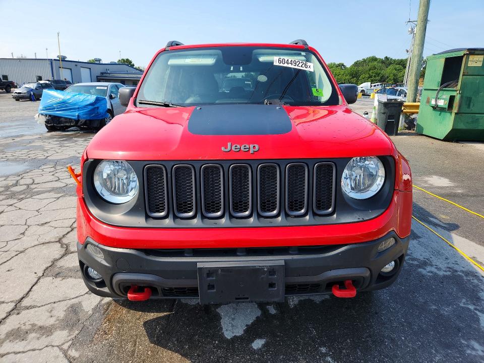 2016 Jeep Renegade VIN ZACCJBCT5GPE15055 COPART salvage auction — FRONT END, Md - Cert Of Salvage > 75% Damage, sold $4,300 on 2026-08-05 (photo 5)