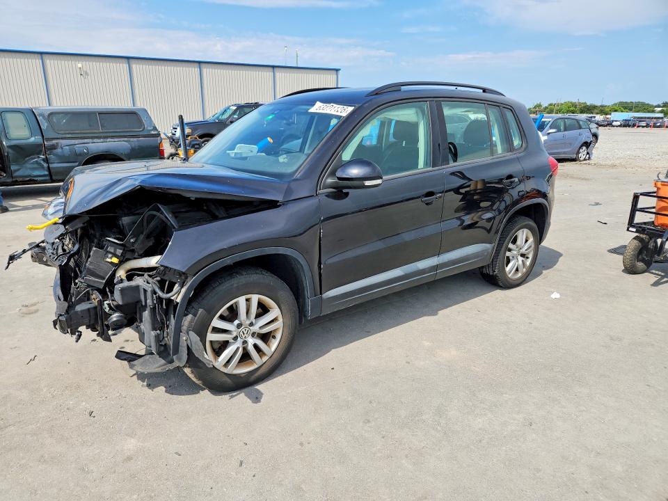 2016 Volkswagen Tiguan VIN WVGBV7AX5GW014414 COPART salvage auction — FRONT END, Fl - Cert Of Title Slvg Rebuildable, sold $450 on 2026-08-19 (photo 1)