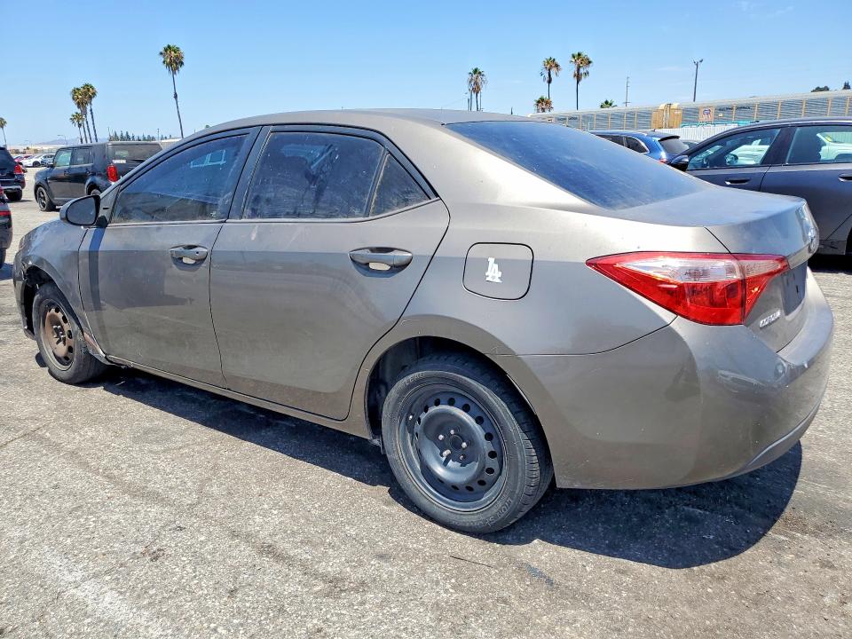 2017 Toyota Corolla VIN 5YFBURHEXHP612645 COPART salvage auction — FRONT END, Ca - Dis/Dlr/Exp App For Dup Clean, sold $100 on 2026-07-28 (photo 2)