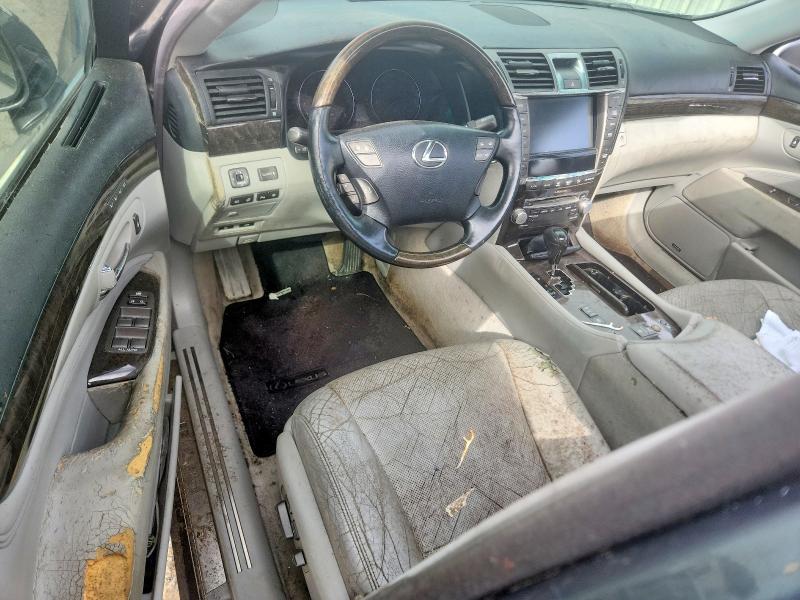 2012 Lexus Ls VIN JTHBL5EF9C5109458 COPART salvage auction — WATER/FLOOD, La - Cert Of Title-Salvage Flood, sold $25 on 2026-07-30 (photo 8)
