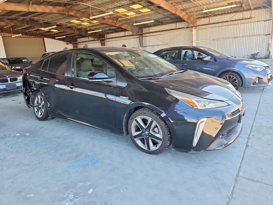 2022 Toyota Prius VIN JTDKAMFU0N3180402 COPART salvage auction — REAR END, CA - SALVAGE CERTIFICATE, sold $9,500 on 2026-08-20 (photo 4)