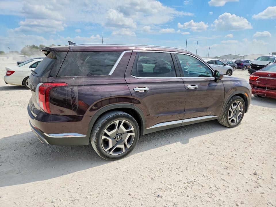 2024 Hyundai Palisade VIN KM8R54GE1RU688917 COPART salvage auction — HAIL, TX - CERT OF TITLE-REBUILT SALVAGE (P), sold $18,300 on 2026-07-23 (photo 3)