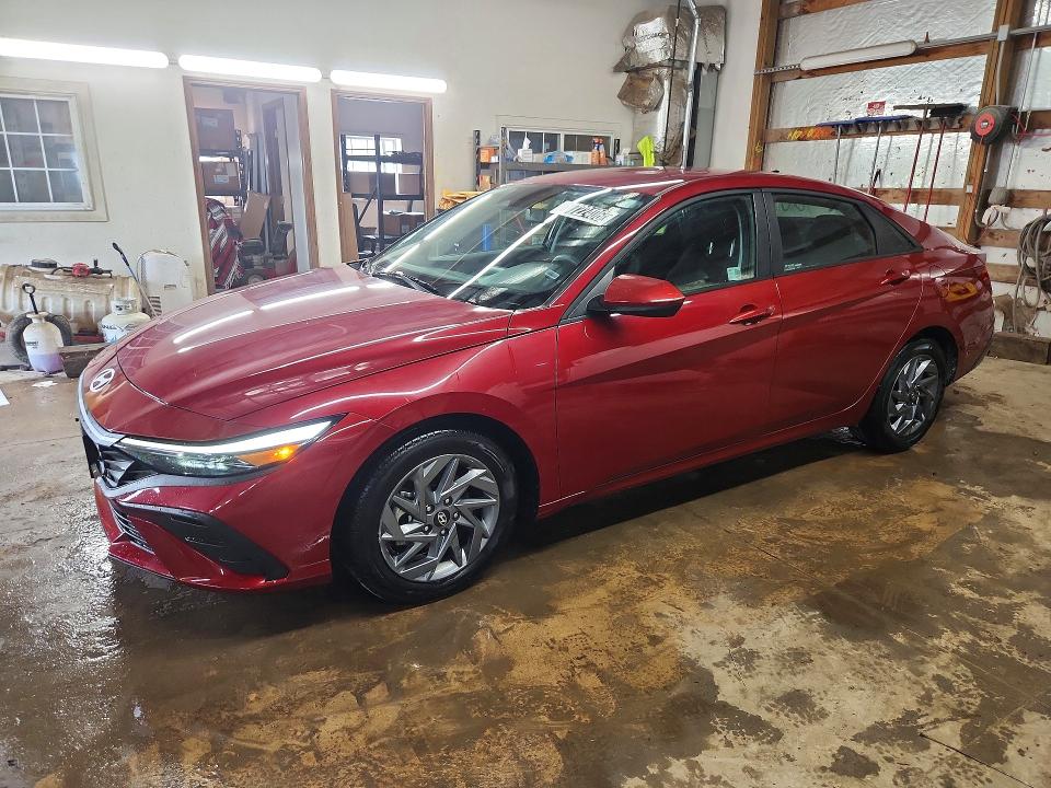 2024 Hyundai Elantra VIN KMHLM4DG9RU822488 COPART salvage auction — FRONT END, Wa - Vehicle Cert Of Ownership-Titl (P), sold $1,850 on 2026-07-22 (photo 1)
