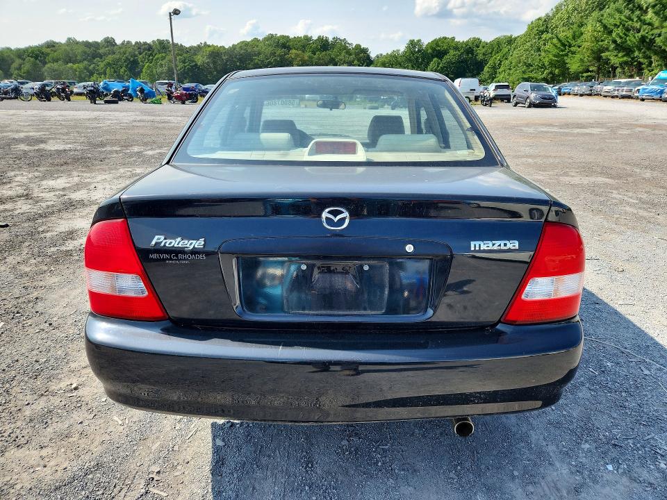 2002 Mazda Protege VIN JM1BJ226X21555098 COPART salvage auction — FRONT END, PA - CERTIFICATE OF SALVAGE, sold $350 on 2026-07-27 (photo 6)