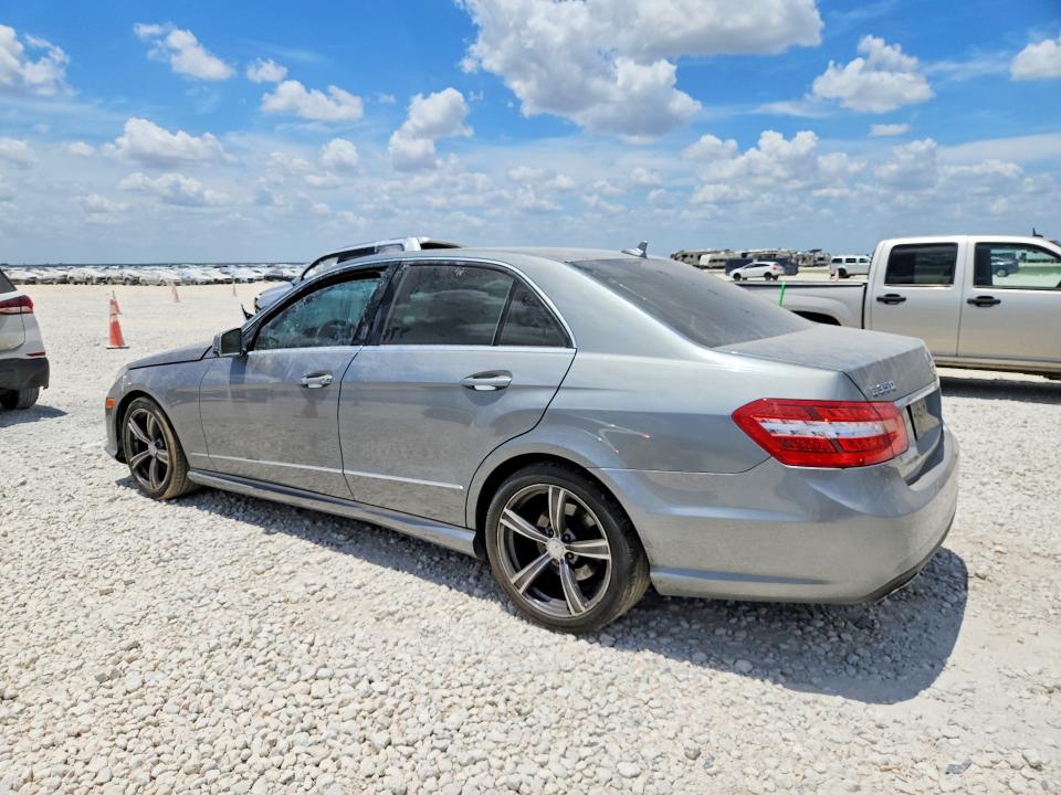 2013 Mercedes-benz E-klasse VIN WDDHF5KB0DA706548 COPART salvage auction — FRONT END, TX - SALVAGE VEHICLE TITLE (P), sold $850 on 2026-07-16 (photo 2)