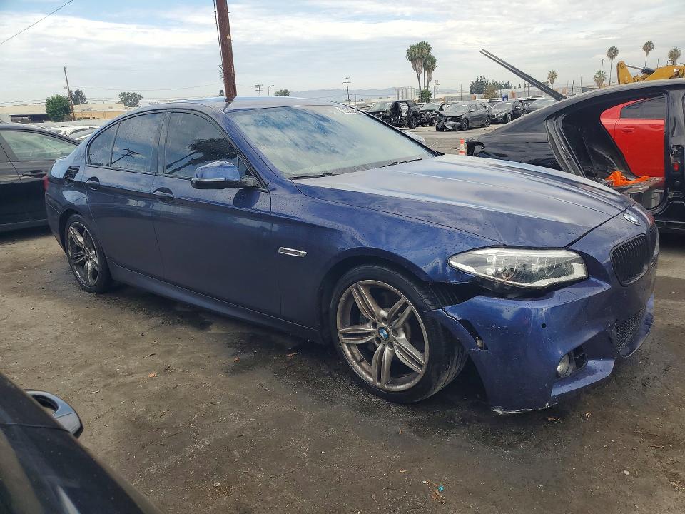 2016 BMW 5 series VIN WBA5B1C52GG552501 COPART salvage auction — FRONT END, CA - DIS/DLR/EXP ONLY CLEAN TITLE, sold $50 on 2026-07-23 (photo 4)