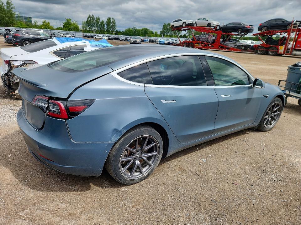 2020 Tesla Model 3 VIN 5YJ3E1EB9LF670523 COPART salvage auction — REAR END, On - Permit Salvage, sold $1,500 on 2026-07-30 (photo 3)