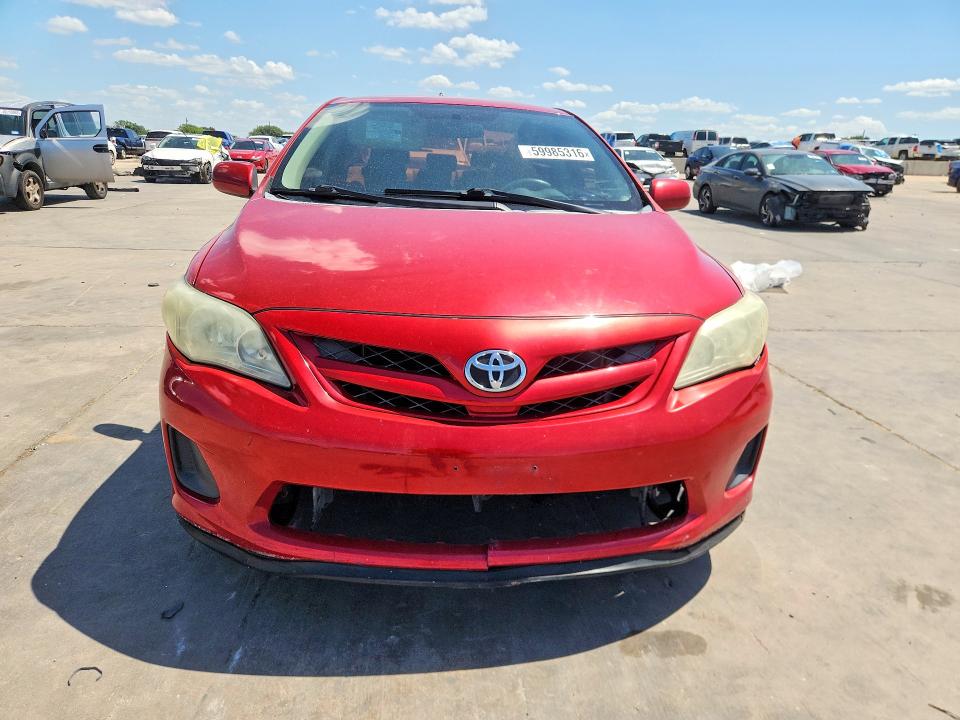 2012 Toyota Corolla VIN 5YFBU4EE2CP022908 COPART salvage auction — SIDE, TX - SALVAGE VEHICLE TITLE (P), sold $650 on 2026-07-23 (photo 5)