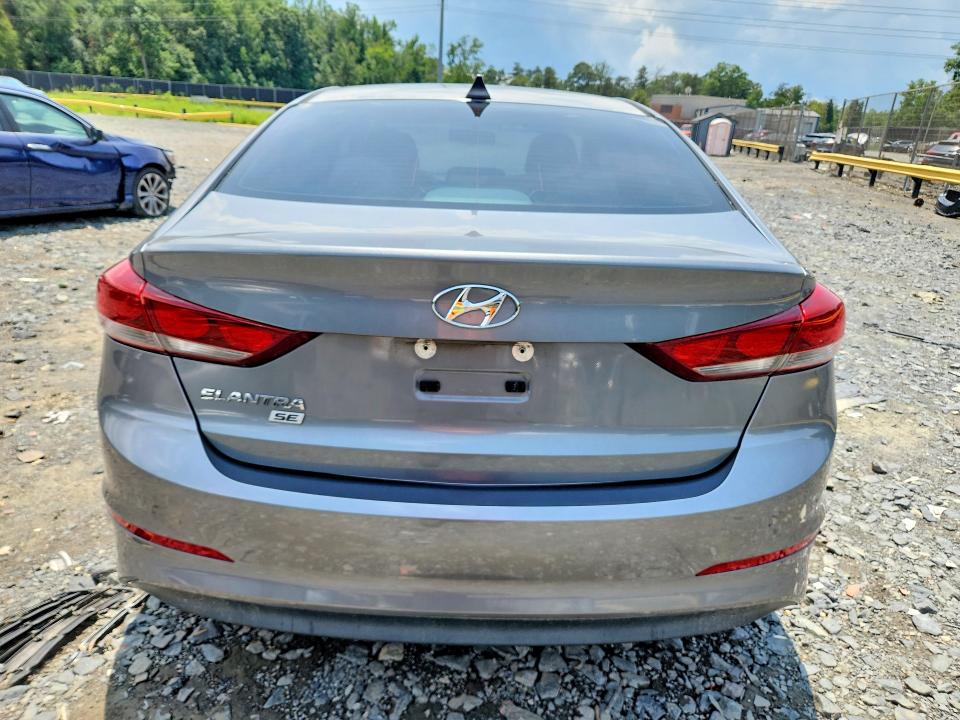 2017 Hyundai Elantra VIN KMHD74LF0HU109529 COPART salvage auction — VANDALISM, MD - CERTIFICATE OF TITLE, sold $1,550 on 2026-07-31 (photo 6)