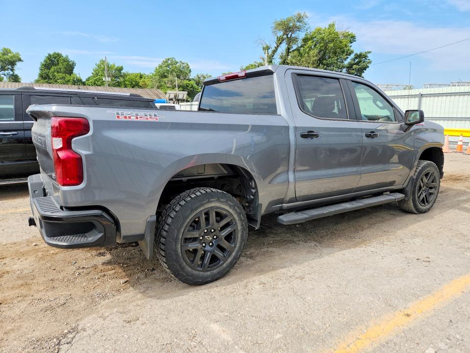 2022 Chevrolet Silverado VIN 1GCPYFEL4NZ203490 COPART salvage auction — FRONT END, KS - CERT OF TITLE-SALVAGE, sold $175 on 2026-07-29 (photo 3)