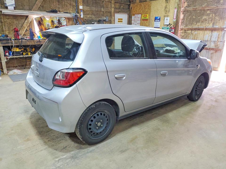 2024 Mitsubishi Mirage VIN ML32AUHJ2RH028314 COPART salvage auction — FRONT END, FL - CERTIFICATE OF DESTRUCTION (P), sold $125 on 2026-07-22 (photo 3)