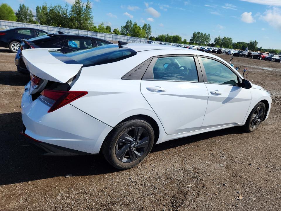 2022 Hyundai Elantra VIN KMHLM4AG1NU291673 COPART salvage auction — REAR END, On - Permit Salvage, sold $250 on 2026-07-30 (photo 3)