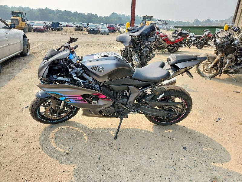 2024 Yamaha Yzfr7 VIN JYARM38E9RA009103 COPART salvage auction — SIDE, DE - SALVAGE CERTIFICATE (P), sold $2,100 on 2026-07-23 (photo 3)