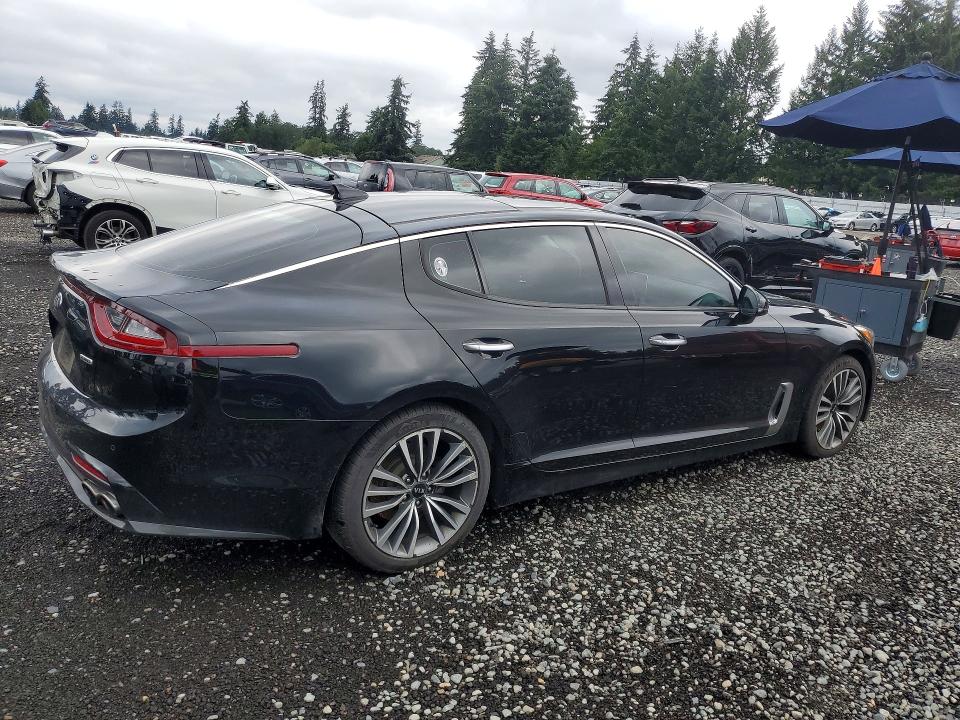 2018 Kia Stinger VIN KNAE25LA6J6035283 COPART salvage auction — NORMAL WEAR, Wa - Vehicle Cert Of Ownership-Titl, sold $1,650 on 2026-07-31 (photo 3)