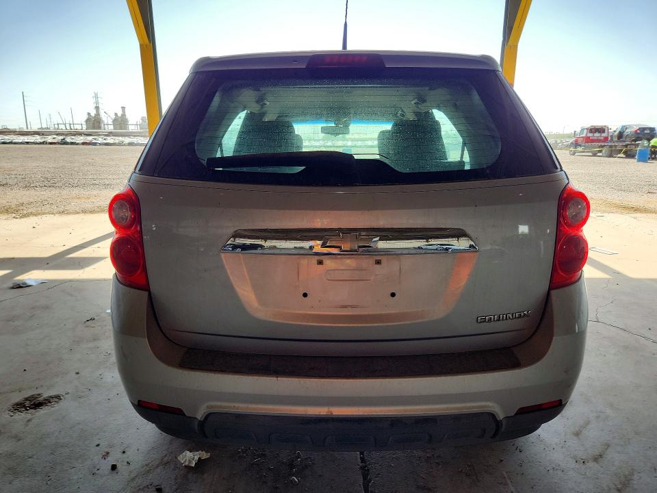 2011 Chevrolet Equinox VIN 2GNALBEC4B1286346 COPART salvage auction — REAR END, Az - Certificate Of Title, sold $975 on 2026-07-27 (photo 6)