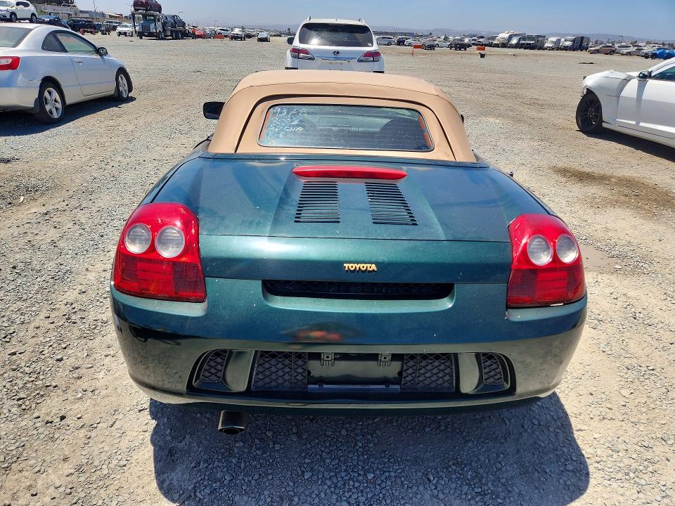 2003 Toyota Mr2 VIN JTDFR320030064378 COPART salvage auction — FRONT END, Fl - Cert Of Title Slvg Rebuildable, sold $750 on 2026-07-31 (photo 6)
