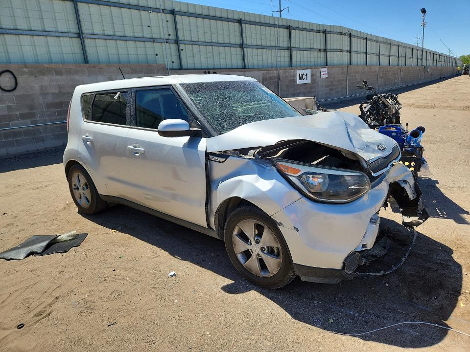 2015 Kia Soul VIN KNDJN2A24F7817151 COPART salvage auction — FRONT END, Nm - Cert Of Title-Salvage, sold $800 on 2026-07-30 (photo 4)