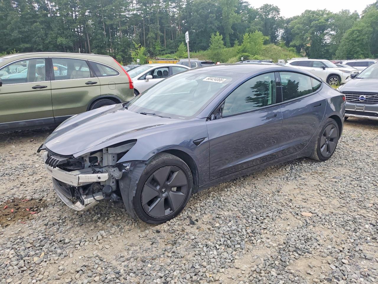2023 Tesla Model 3 VIN 5YJ3E1EA0PF434596 — COPART salvage auction photo
