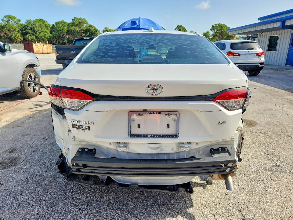 2021 Toyota Corolla VIN 5YFEPMAE7MP161847 COPART salvage auction — REAR END, Fl - Cert Of Title Slvg Rebuildable, sold $175 on 2026-07-29 (photo 6)