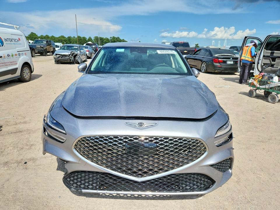 2025 Genesis G70 VIN KMTG34SC2SU158910 COPART salvage auction — FRONT END, Fl - Certificate Of Title (P), sold $8,600 on 2026-07-29 (photo 5)