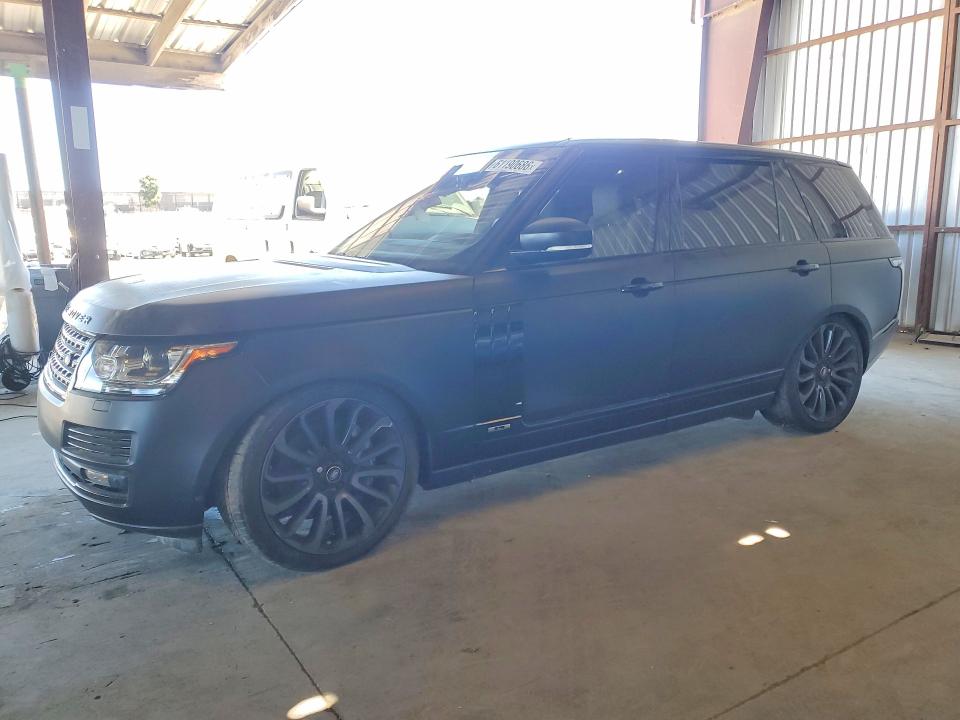 2017 Land rover RANGE ROVER VIN SALGS5FE1HA351149 COPART salvage auction — SIDE, Ca - Salvage Certificate, sold $5,600 on 2026-07-27 (photo 1)