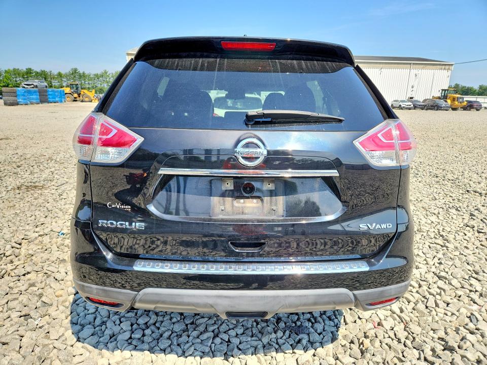2015 Nissan Rogue VIN KNMAT2MV1FP521175 COPART salvage auction — MINOR DENT/SCRATCHES, NJ - CERTIFICATE OF TITLE, sold $700 on 2026-07-20 (photo 6)
