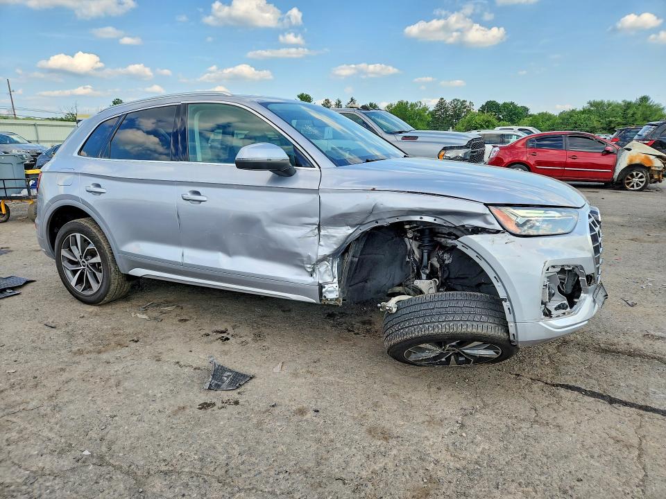 2021 Audi Q5 VIN WA1BAAFY8M2136230 COPART salvage auction — SIDE, Pa - Certificate Of Salvage, sold $4,300 on 2026-07-24 (photo 4)