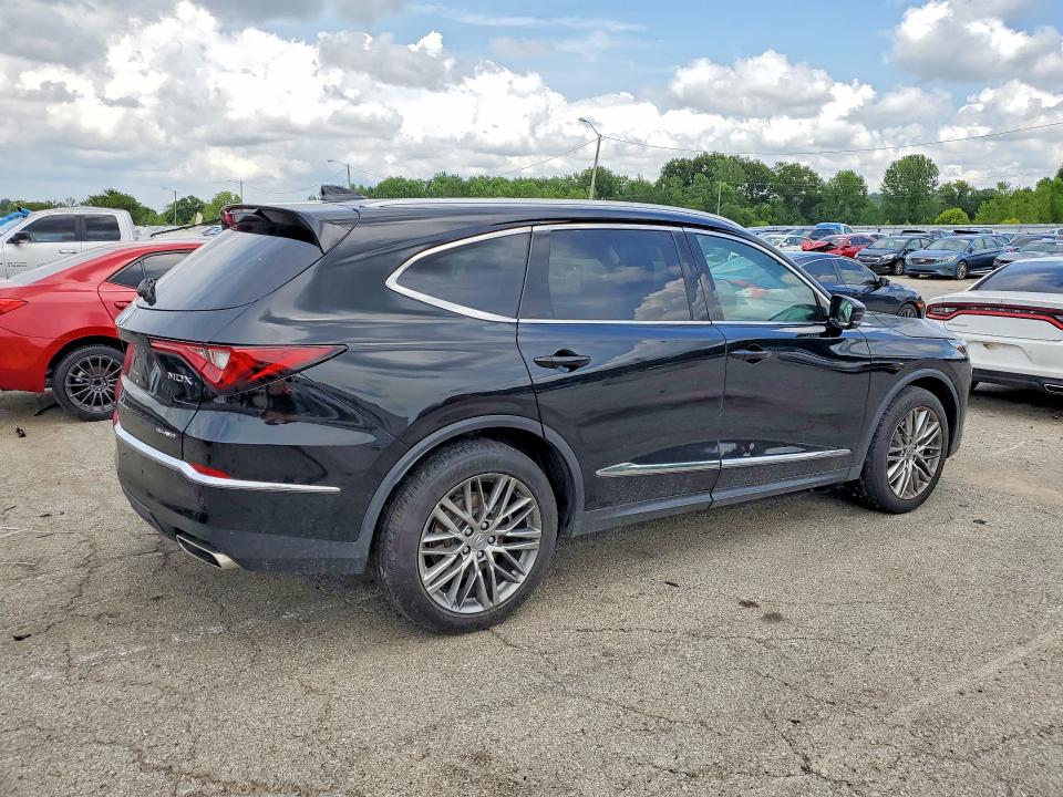 2022 Acura Mdx VIN 5J8YE1H84NL033711 COPART salvage auction — REAR END, Ky - Cert Of Title-Salvage, sold $20,100 on 2026-08-24 (photo 3)