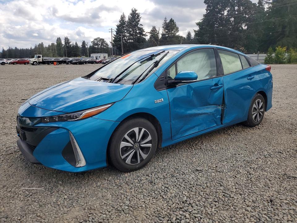 2018 Toyota Prius prime VIN JTDKARFP8J3077018 COPART salvage auction — SIDE, WA - BILL OF SALE, sold $2,400 on 2026-07-24 (photo 1)