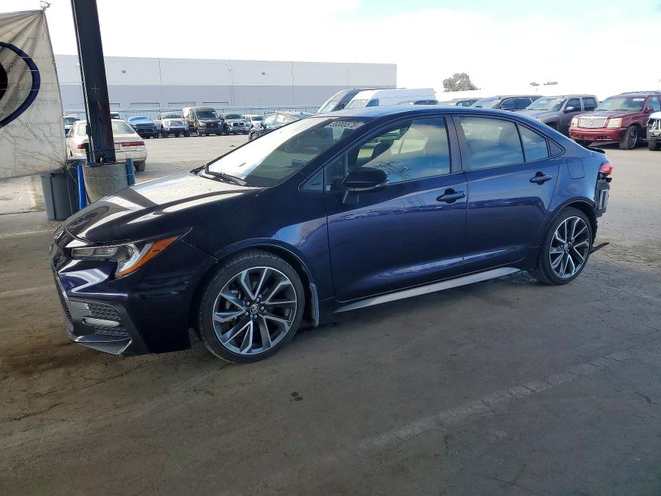 2020 Toyota Corolla VIN JTDS4RCE1LJ001293 COPART salvage auction — REAR END, Ca - Salvage Certificate, sold $30 on 2026-07-28 (photo 1)