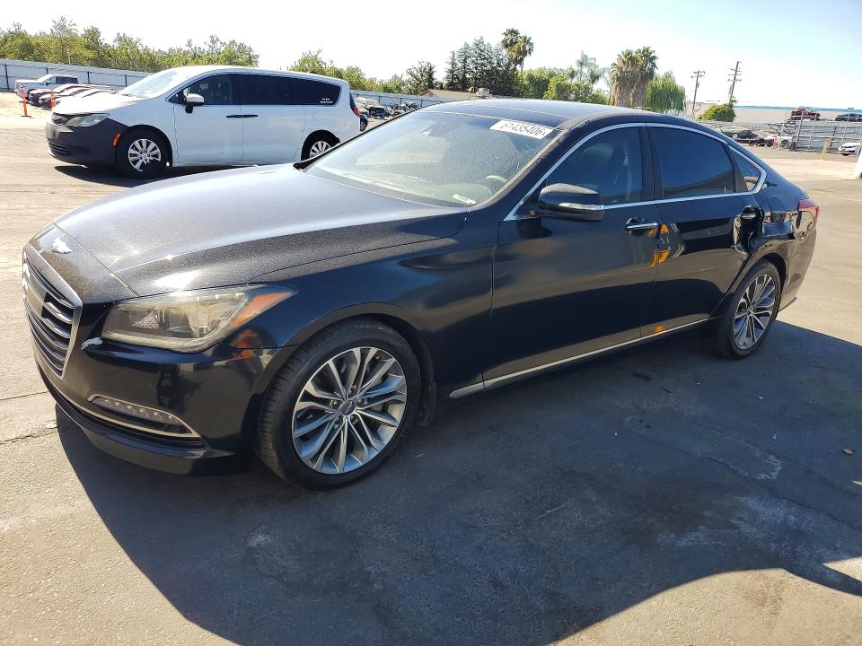 2016 Hyundai Genesis VIN KMHGN4JE2GU139403 COPART salvage auction — SIDE, Ca - Salvage Certificate, sold $3,550 on 2026-07-27 (photo 1)
