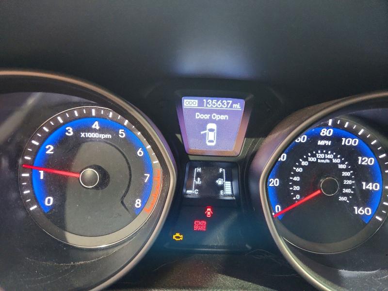 2014 Hyundai Elantra VIN KMHD35LH1EU170869 COPART salvage auction — NORMAL WEAR, Nh - Certificate Of Title, sold $825 on 2026-07-30 (photo 9)