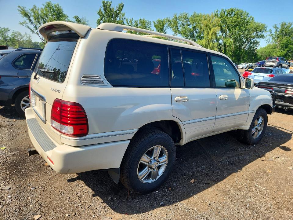 2007 Lexus Lx 470 VIN JTJHT00W474023277 COPART salvage auction — SIDE, Ct - Certificate Of Title (P), sold $7,900 on 2026-07-27 (photo 3)