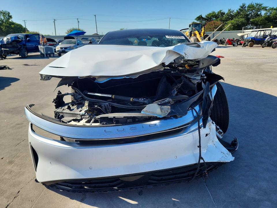 2022 Lucid Air VIN 50EA1GBA3NA002032 COPART salvage auction — FRONT END, Tx - Salvage Vehicle Title, sold $2,550 on 2026-08-24 (photo 5)