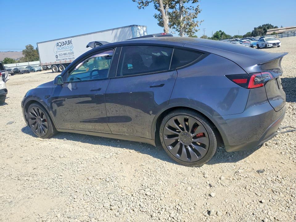 2023 Tesla Model y VIN 7SAYGDEF9PF737943 COPART salvage auction — UNDERCARRIAGE, Ca - Salvage Certificate, sold $10,400 on 2026-08-19 (photo 2)