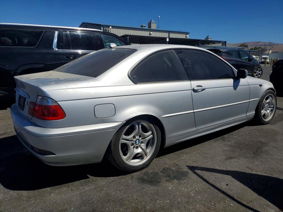 2004 BMW 3er VIN WBABV13444JT21468 COPART salvage auction — FRONT END, Ca - Salvage Certificate, sold $425 on 2026-08-11 (photo 3)