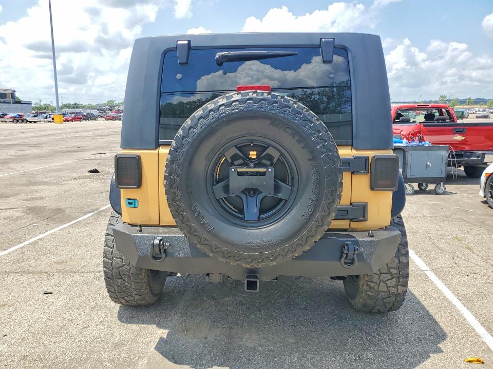 2013 Jeep Wrangler unlimited VIN 1C4BJWDG0DL698243 COPART salvage auction — FRONT END, OH - CERT OF TITLE-SALVAGE, sold $7,400 on 2026-07-22 (photo 6)