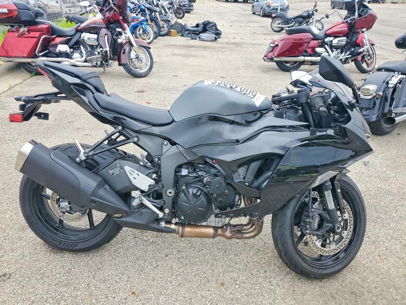 2025 Kawasaki Zx VIN JKBZXJJ18SA031290 COPART salvage auction — SIDE, OH - CERT OF TITLE-SALVAGE, sold $2,050 on 2026-07-23 (photo 1)