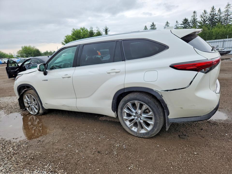 2020 Toyota Highlander hybrid VIN 5TDDBRCH2LS009091 COPART salvage auction — FRONT END, ON - PERMIT NO BRAND - UNFIT, sold $24,500 on 2026-08-25 (photo 2)
