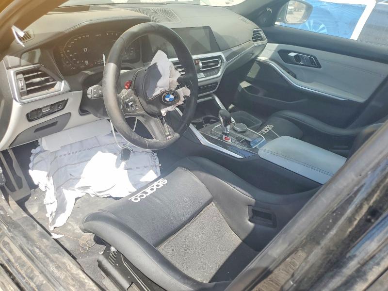 2022 BMW M3 VIN WBS43AY04NFM22983 COPART salvage auction — FRONT END, In - Cert Of Title-Salvage Title (P), sold $15,300 on 2026-07-31 (photo 8)