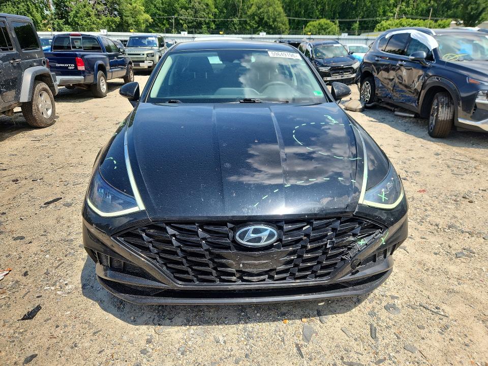 2020 Hyundai Sonata VIN 5NPEL4JA2LH057447 COPART salvage auction — FRONT END, Va - Cert Of Title - Salvage, sold $1,100 on 2026-07-28 (photo 5)